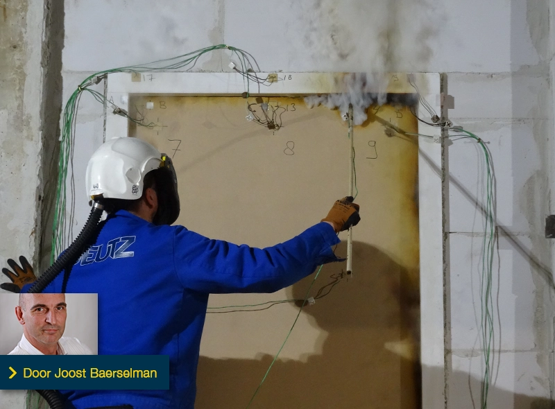 Zo testen we brandwerende deuren