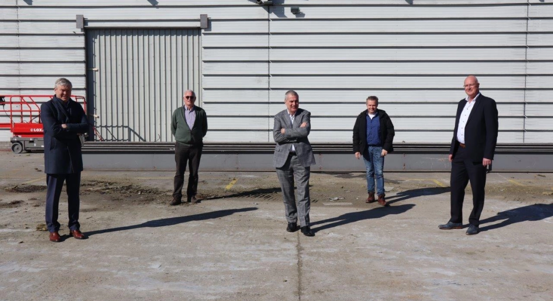 Overeenkomst voor nieuwe expeditiehal ondertekend