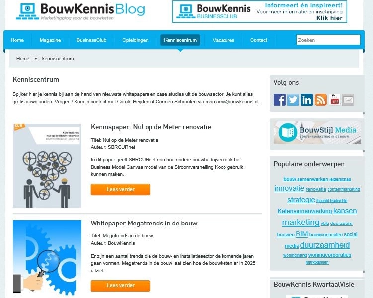 BIM visiedocument op bouwkennisblog.nl