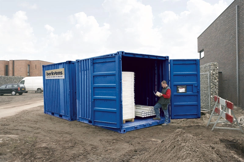 Container volgens Logicon ingericht