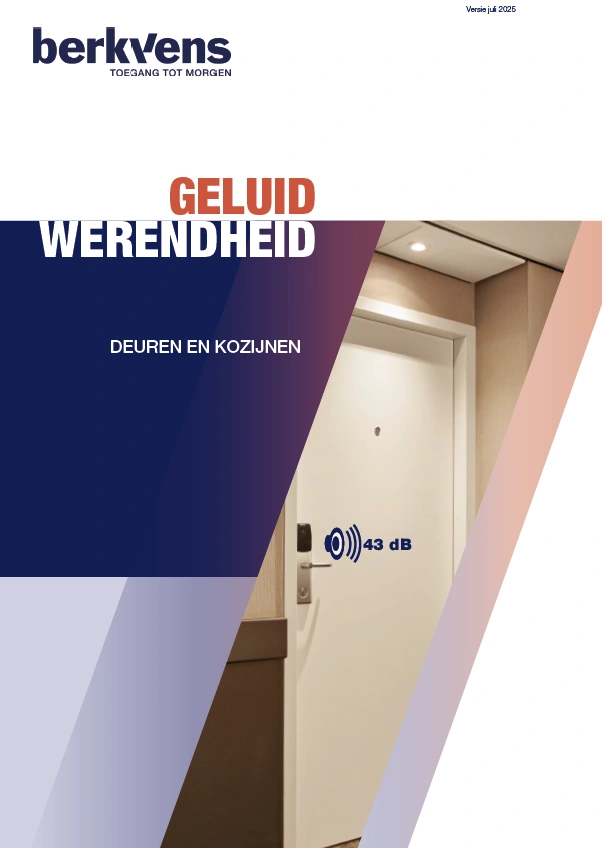 Brochure geluidwerendheid